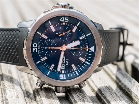 new iwc aquatimer review|iwc jacques cousteau divers watch.